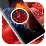 Logo of Heart Clock Live Wallpaper android Application 